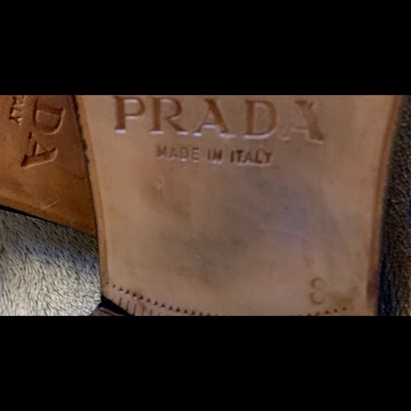 Men’s Prada Black Leather Loafers, 10, VGUC!